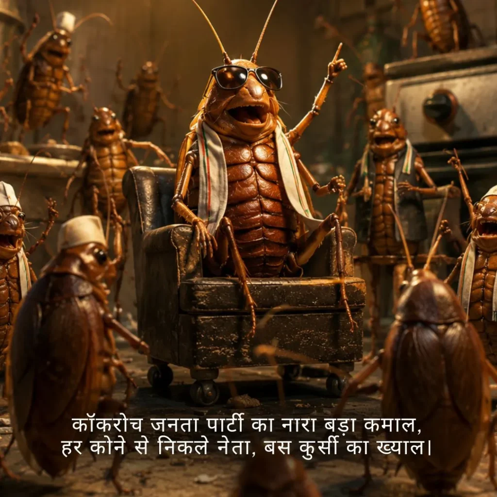 new cockroach shayari in hindi